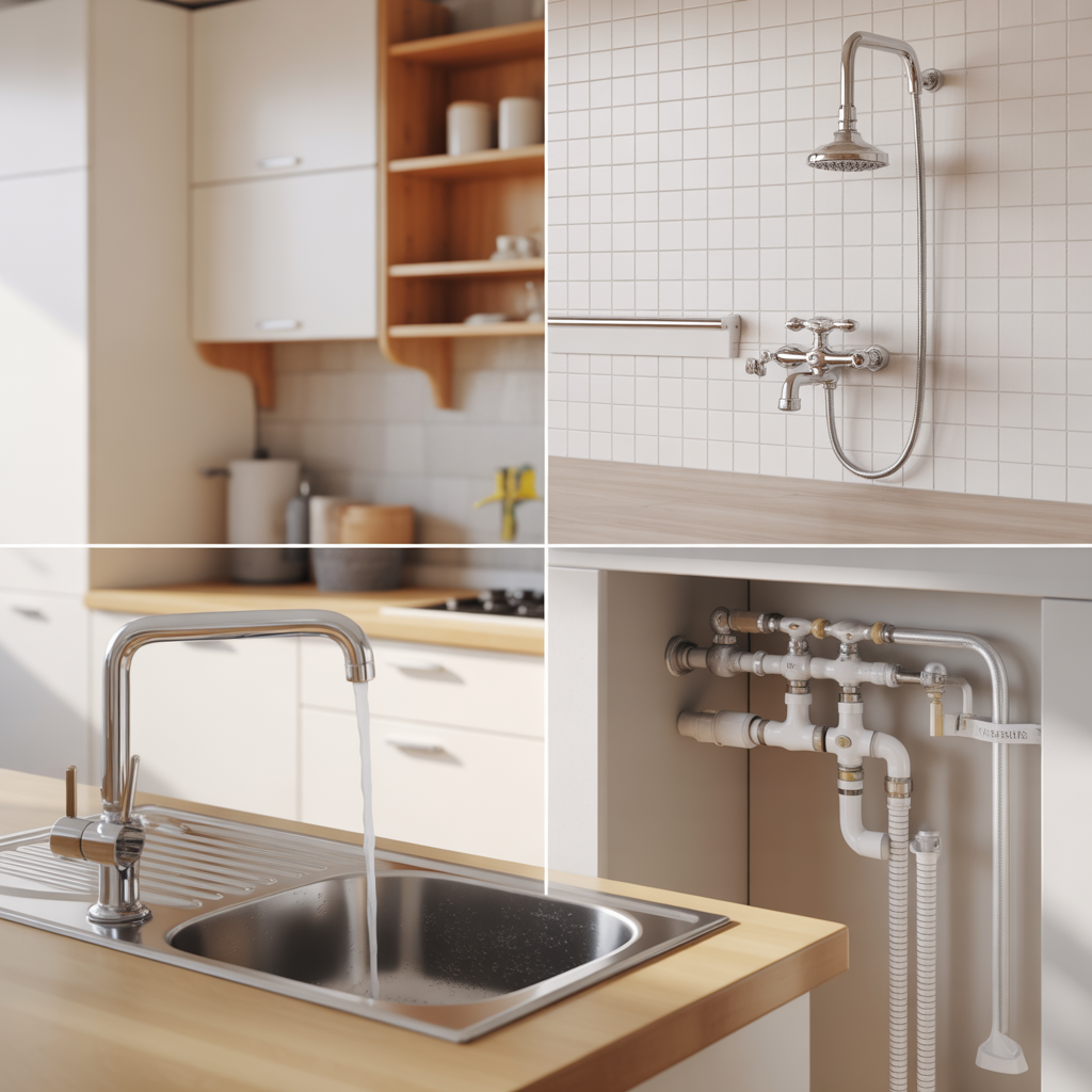 lagt vattentryck i kok och badrum felsokning och atgarder