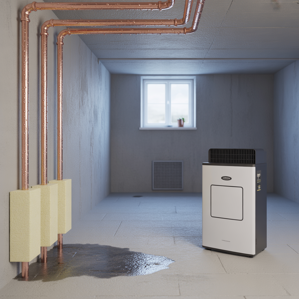 kondens pa kallvattenror i kallaren orsaker och atgarder