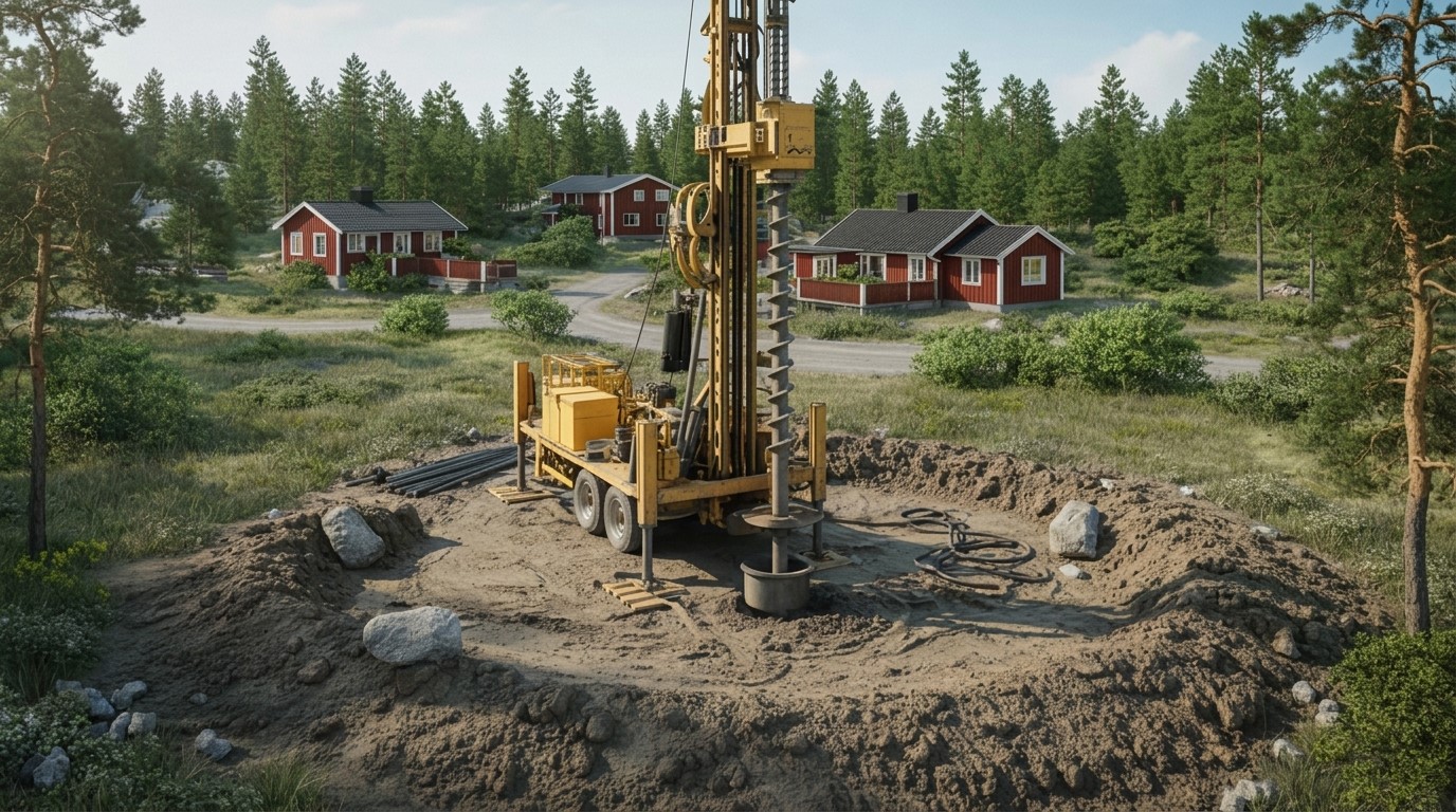 Brunnsborrning Installera Bergvärme