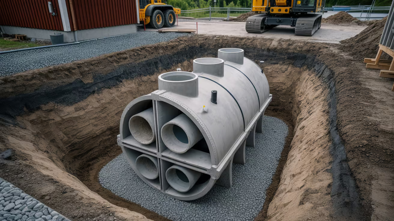 Installera enskilt avlopp