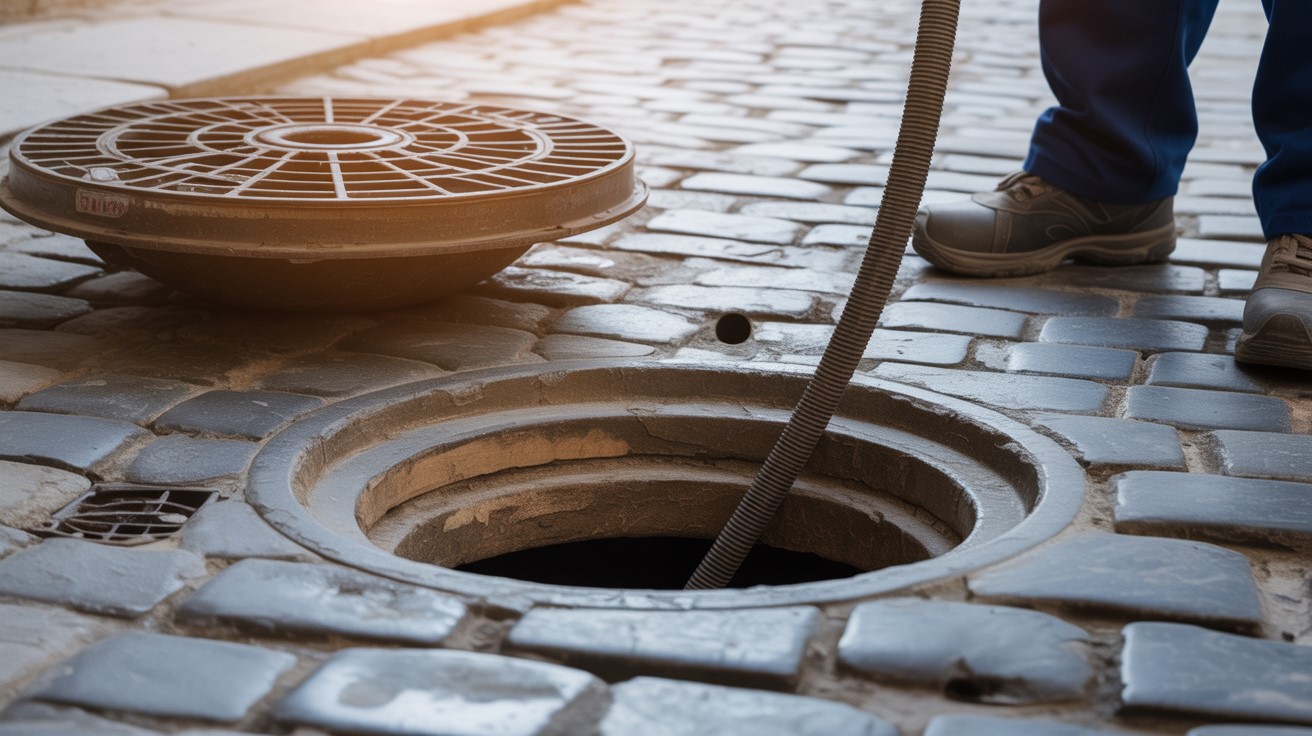 Stopp i avlopp avloppsrensning