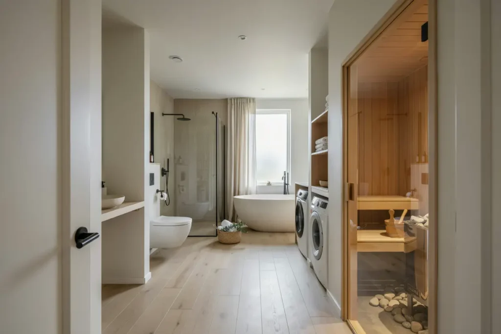 komplett v trumsrenovering av badrum wc tv ttstuga och bastu i finsta rimbo